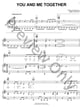 You and Me Together piano sheet music cover